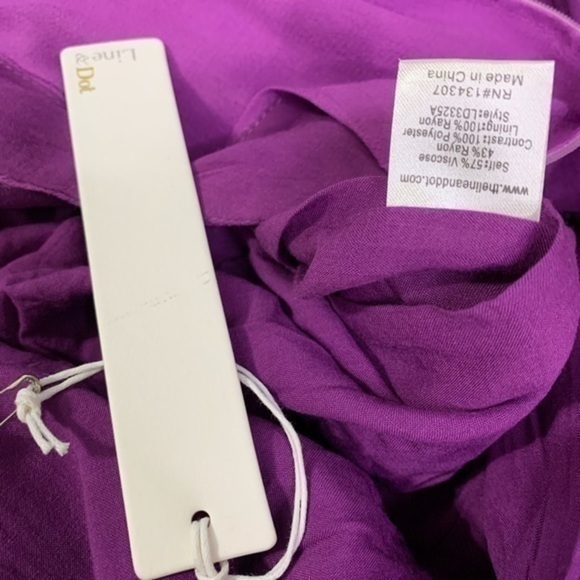 Line & Dot Embroidered Neck Maxi Dress - Picture 7 of 11